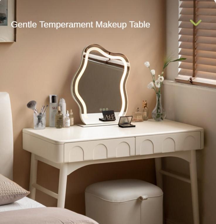 Poplar Solid Wood Modern Dressing Table,