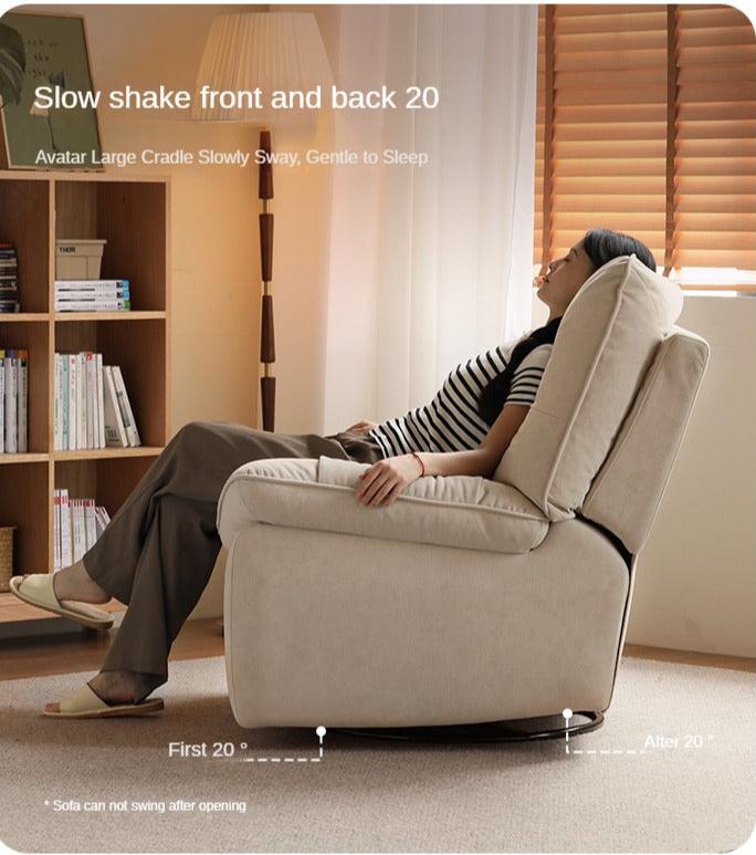 Fabric recliner chair electric