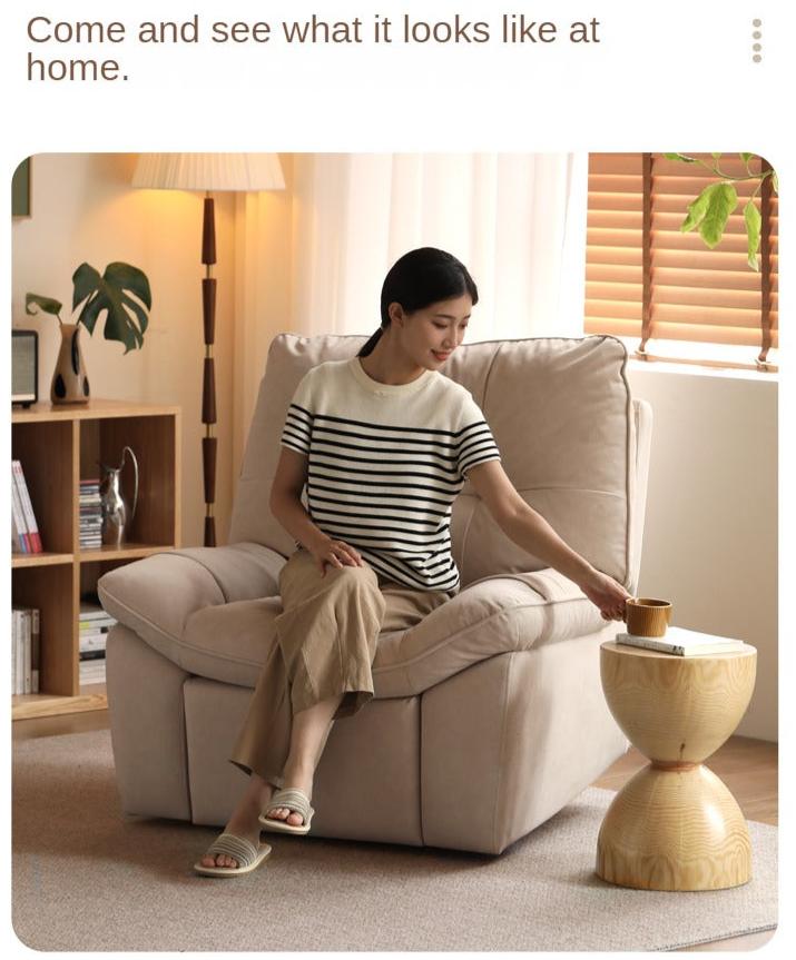 Fabric recliner chair electric