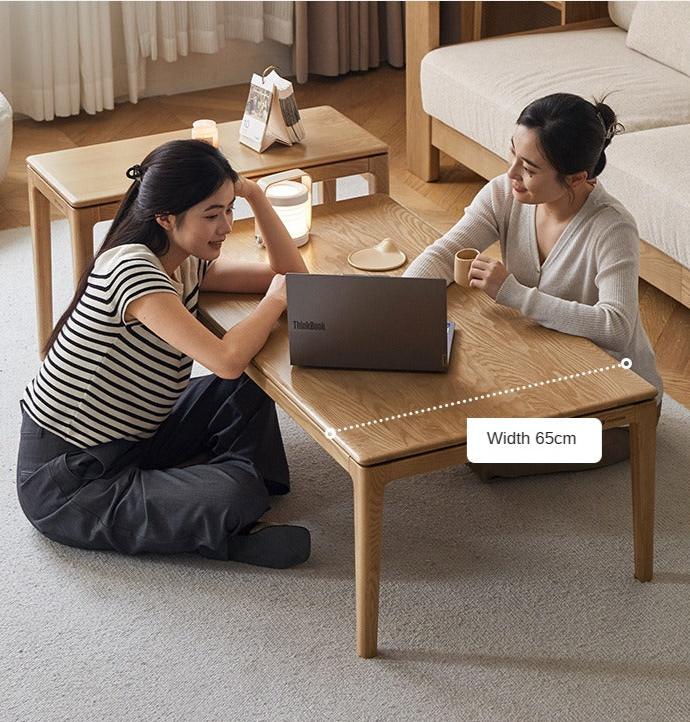 Ash solid wood combination coffee table