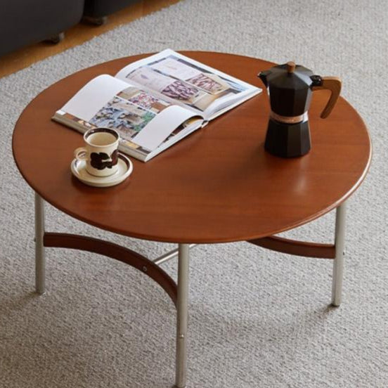 Poplar Solid Wood American Retro Coffee Table