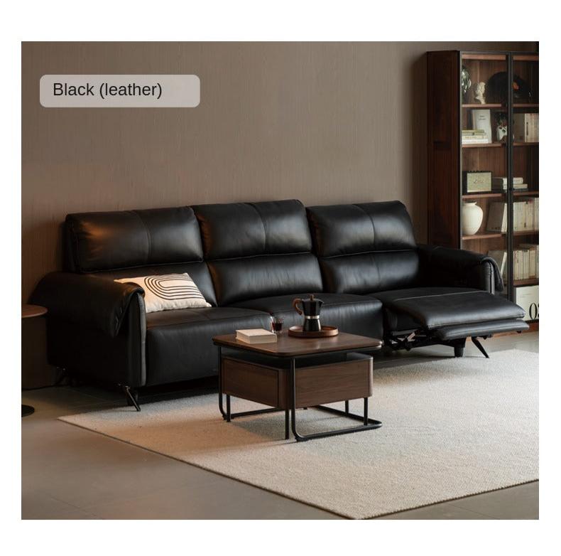 Leather Telescopic Electric Sofa Modern