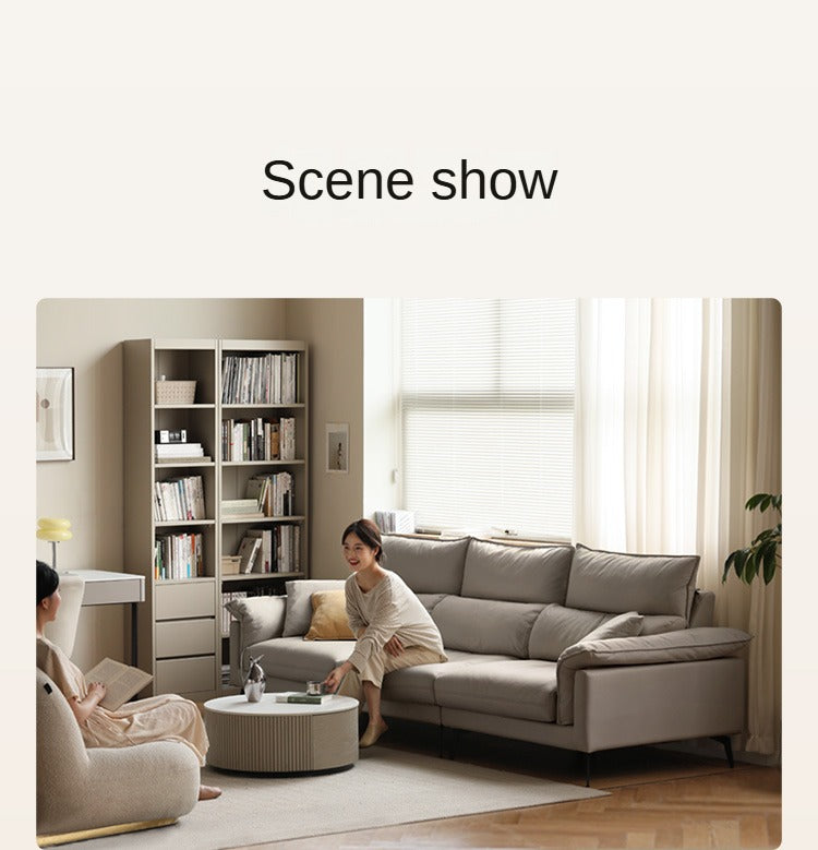 Technology Fabric Sofa Cream Style