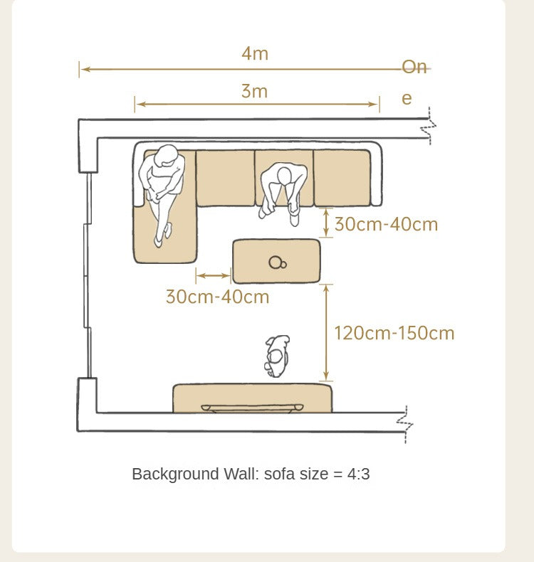 Oak Solid Wood Straight Sofa