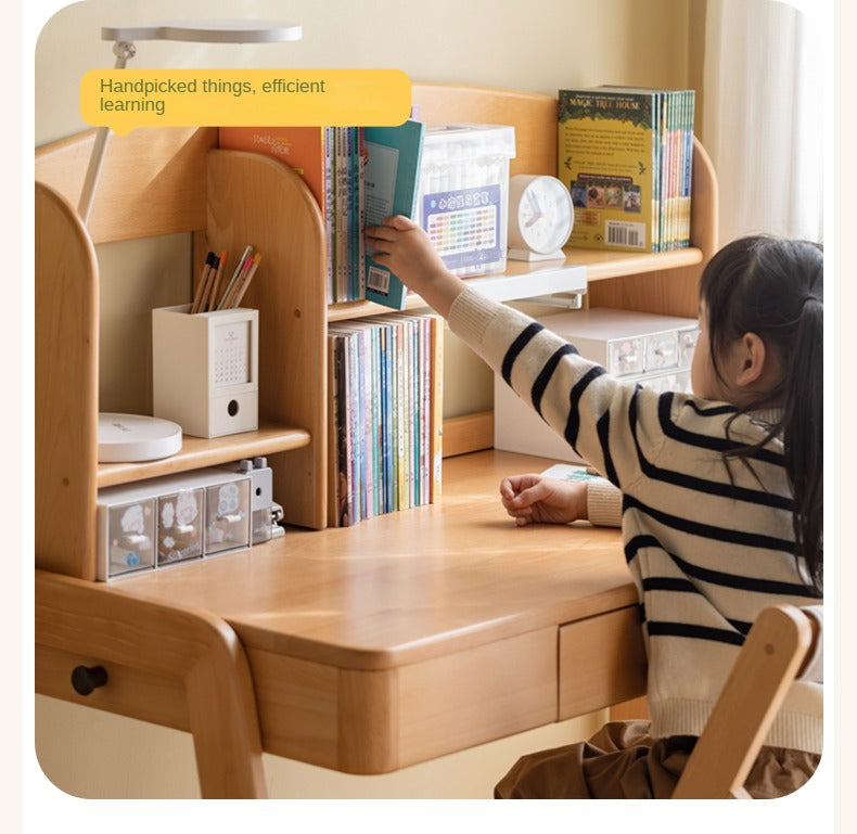 Beech solid wood children's study table