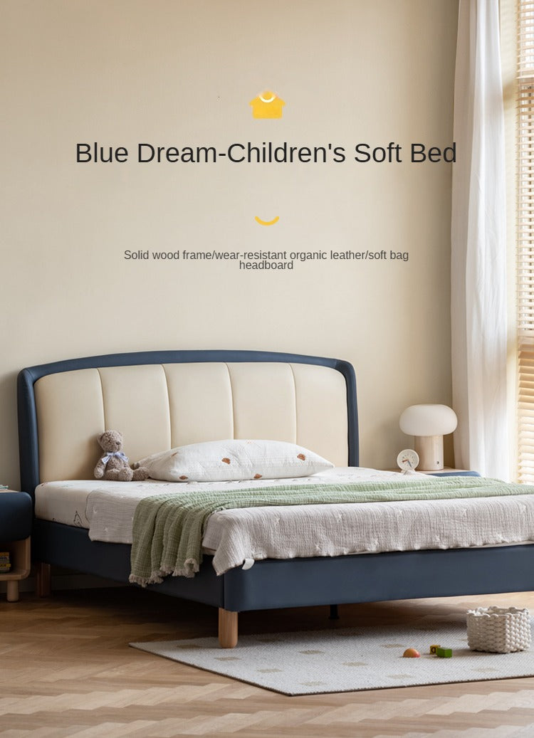 Organic Leather Children's Soft Bed