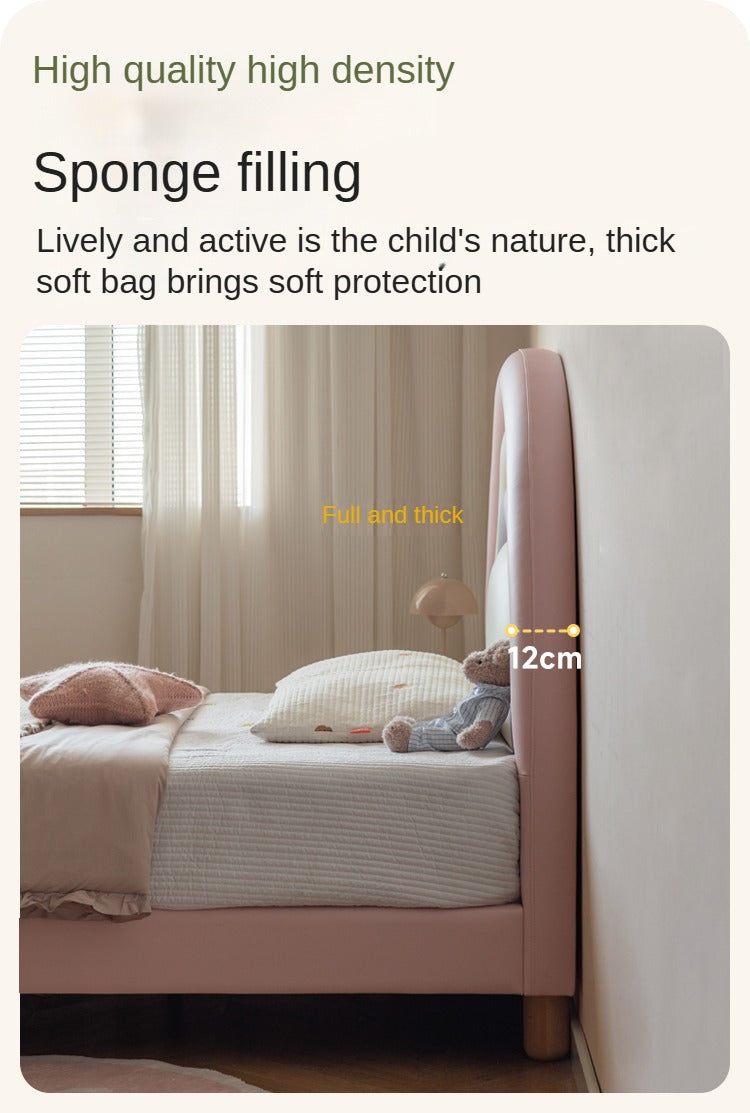 Organic leather Children's Soft Rainbow Bed