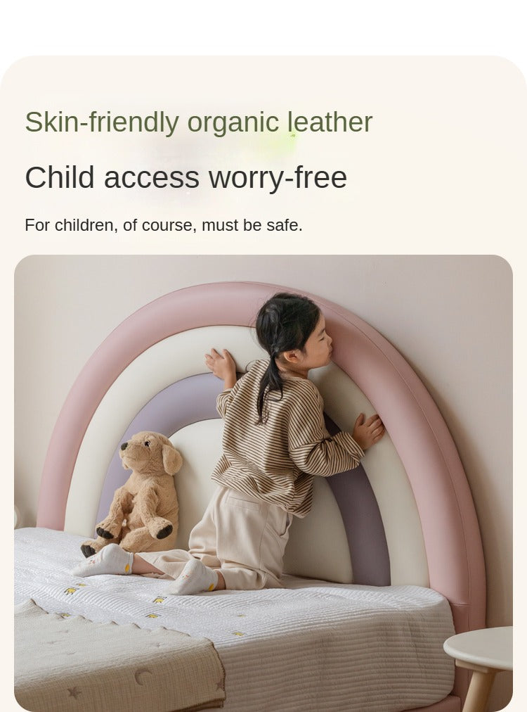 Organic leather Children's Soft Rainbow Bed