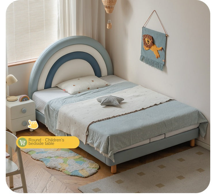 Organic leather Children's Soft Rainbow Bed