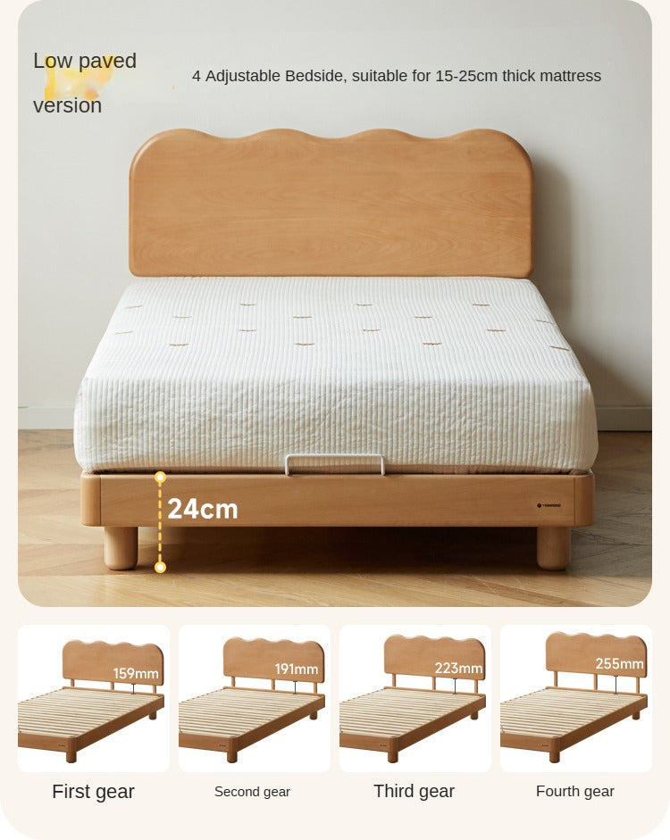 Beech Solid Wood Children's Single Bed