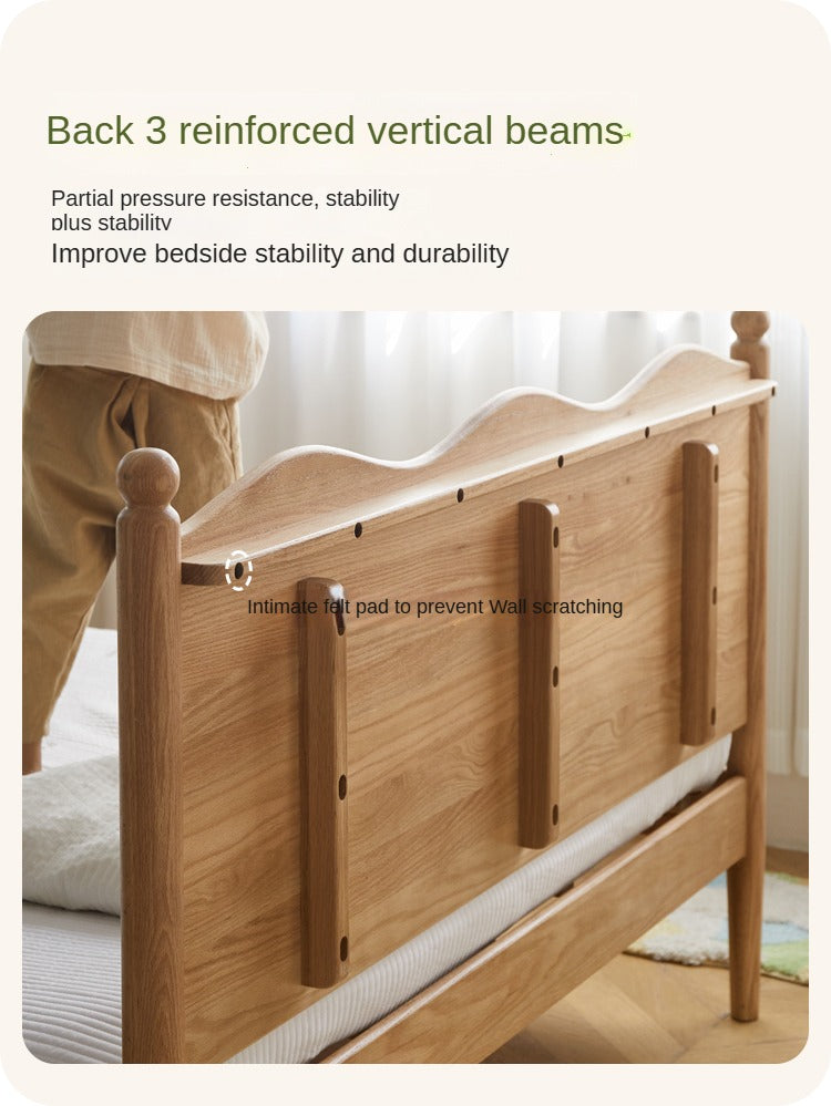 Oak Solid Wood Children's Bed