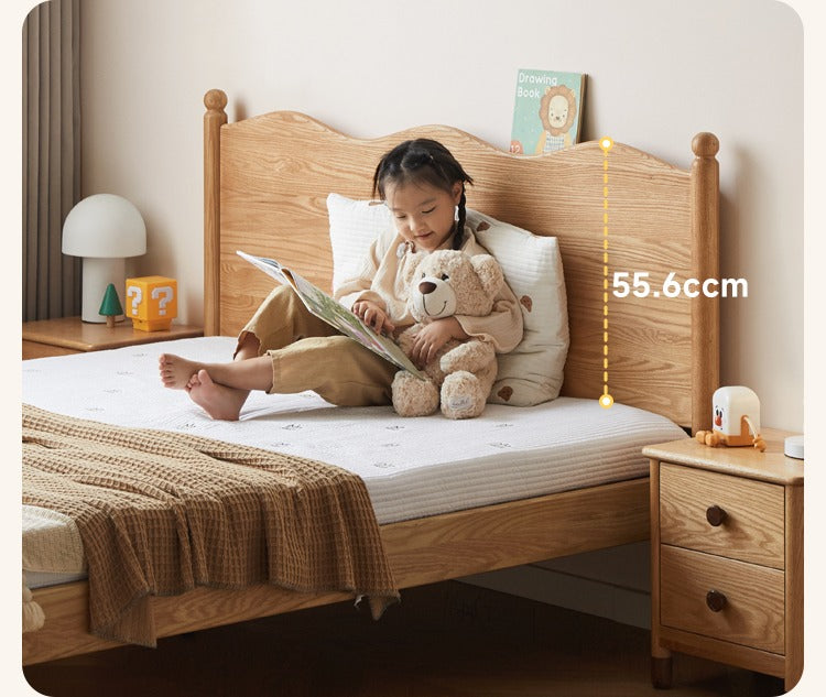 Oak Solid Wood Children's Bed