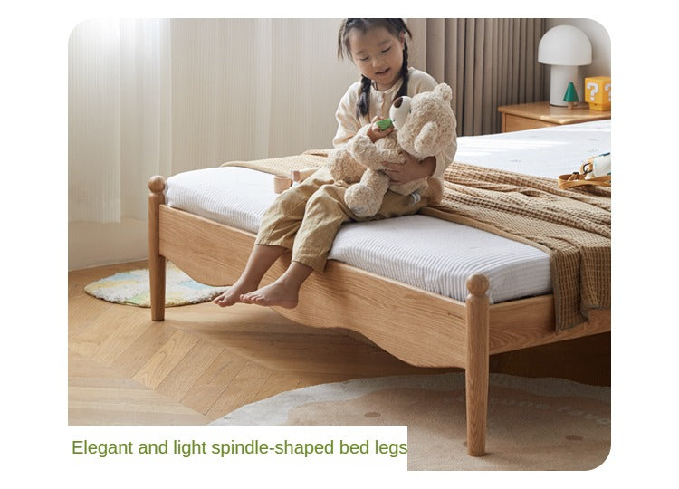 Oak Solid Wood Children's Bed