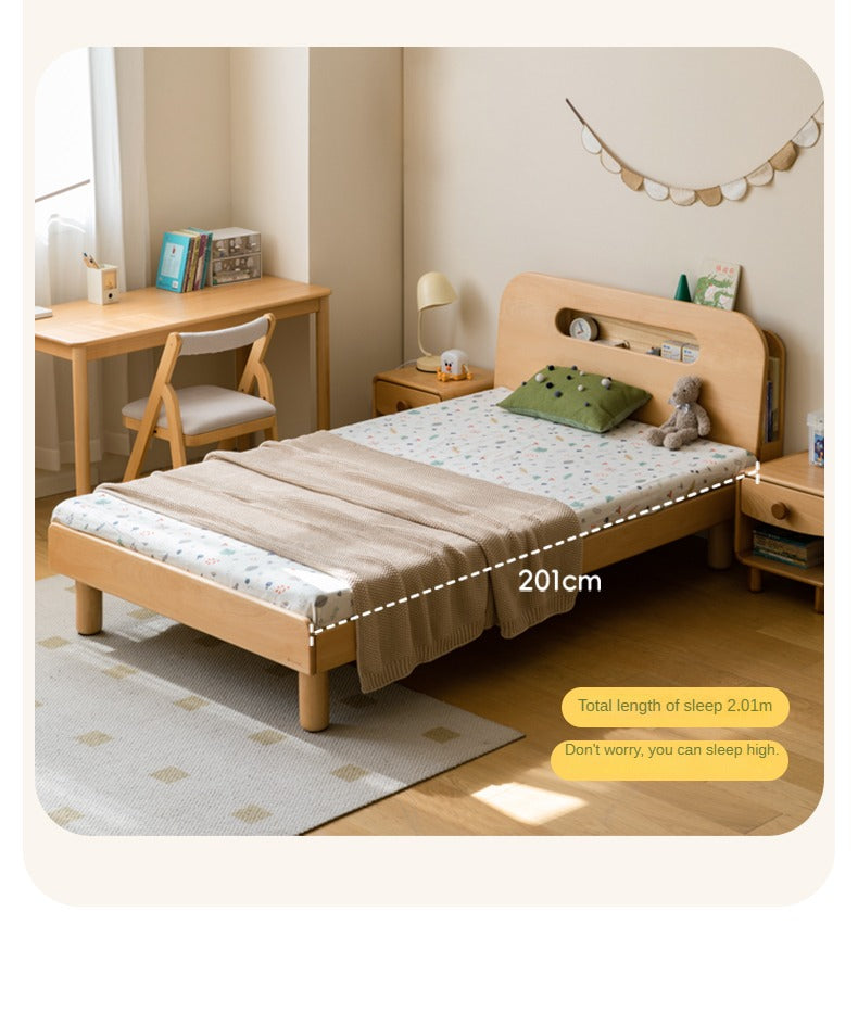 Beech Solid Wood Children's Storage Bed