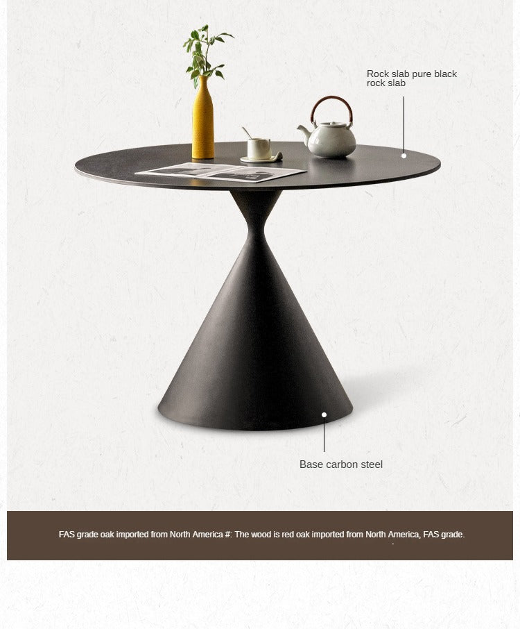 Rock Plate Round Dining Table