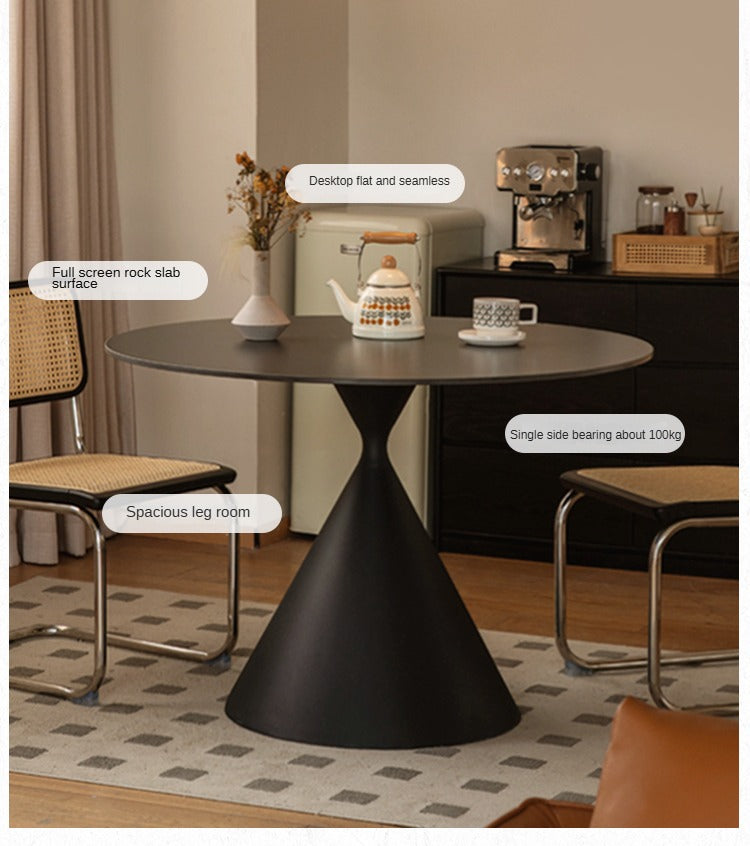 Rock Plate Round Dining Table