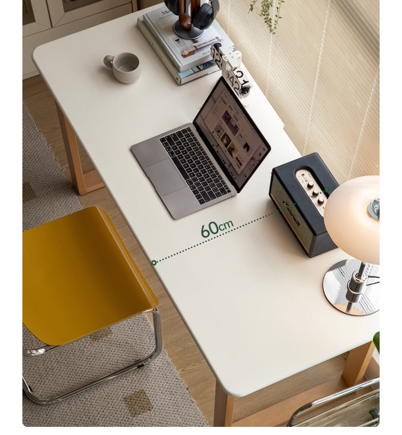 Beech Solid Wood Writing Computer Desk