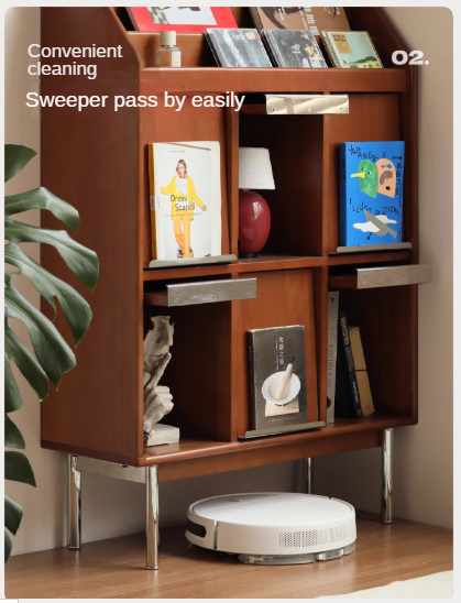 Poplar Solid Wood Household Bookcase