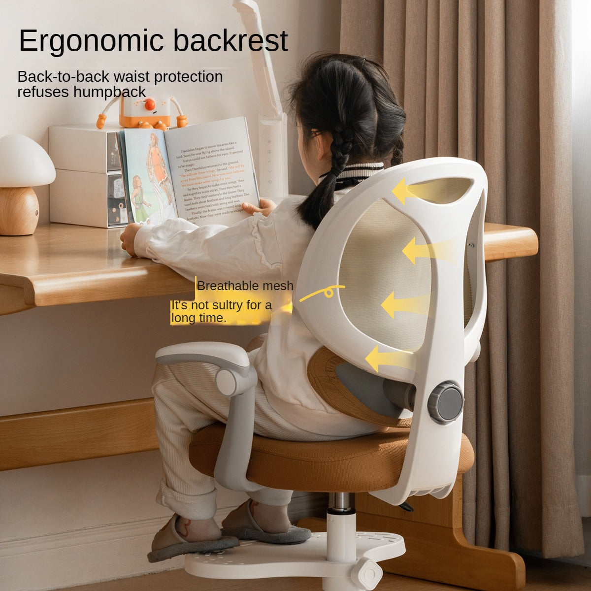 Adjustable Lift Writing Children's Study Chair