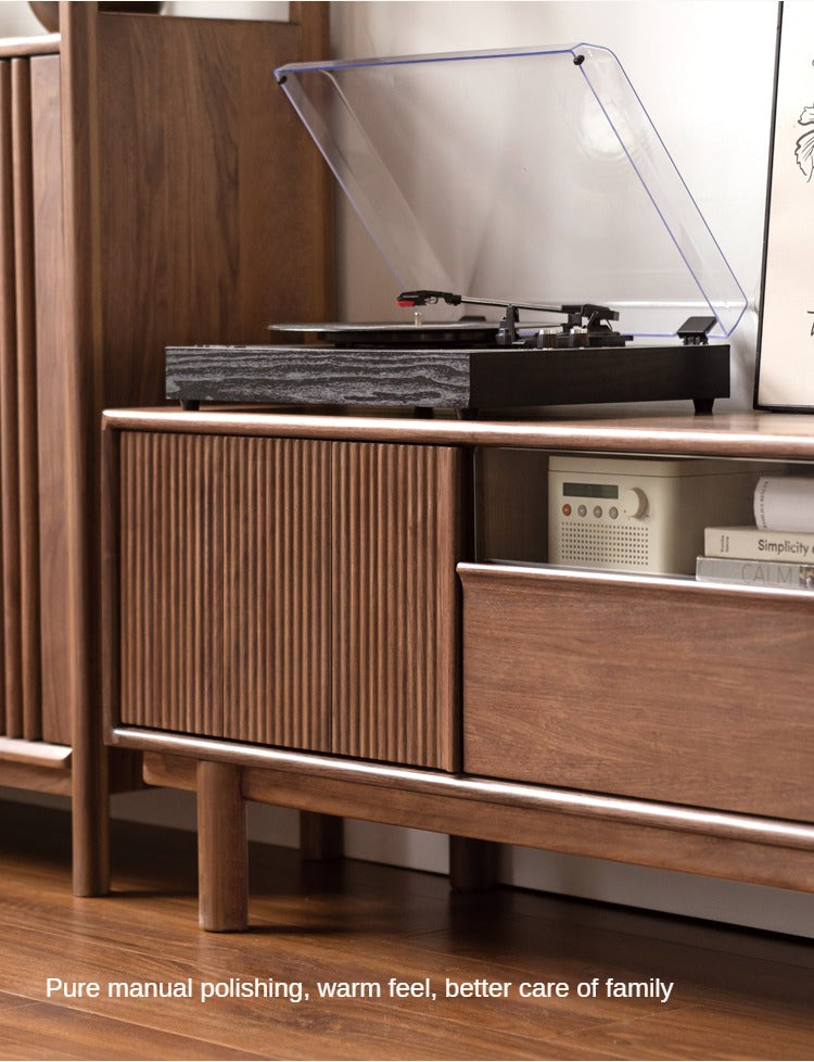 Black Walnut, Ash Solid Wood TV cabinet