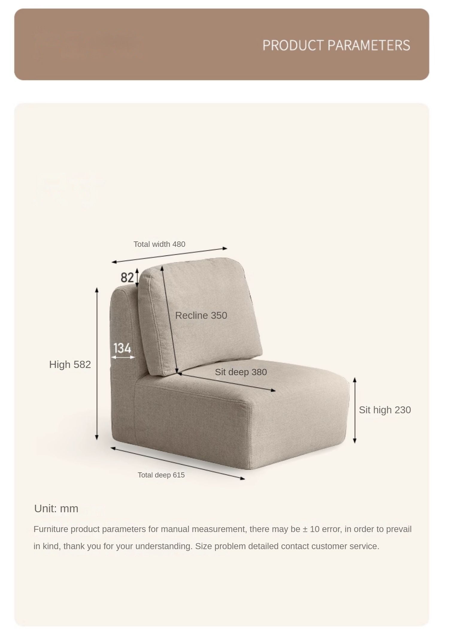 Soft Tea Lazy Chair Tatami Chair