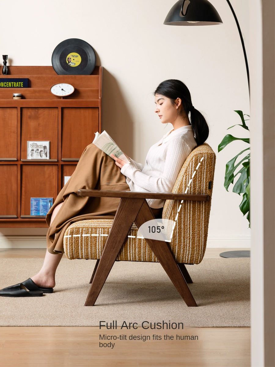 Fabric armChair American Retro