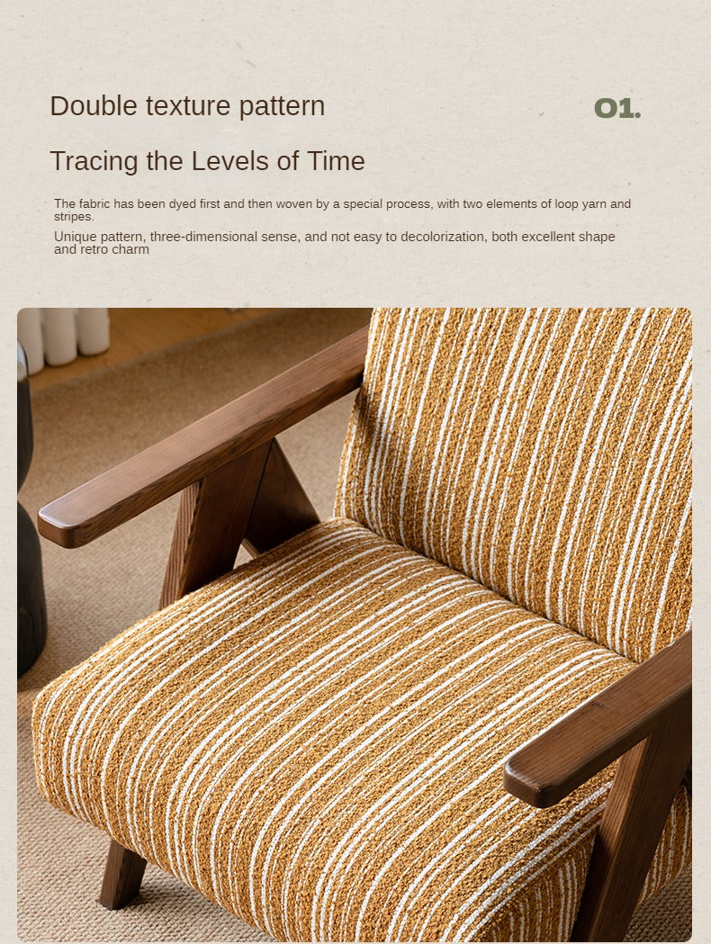Fabric armChair American Retro
