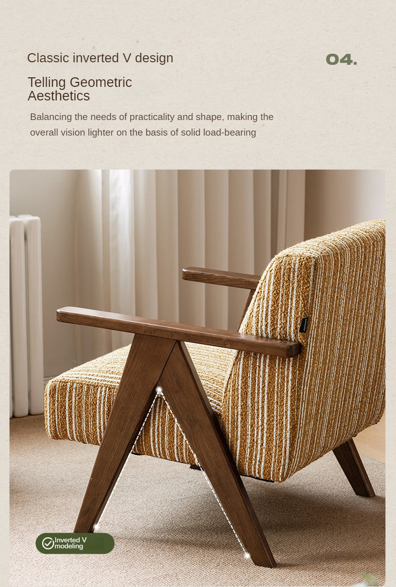 Fabric armChair American Retro