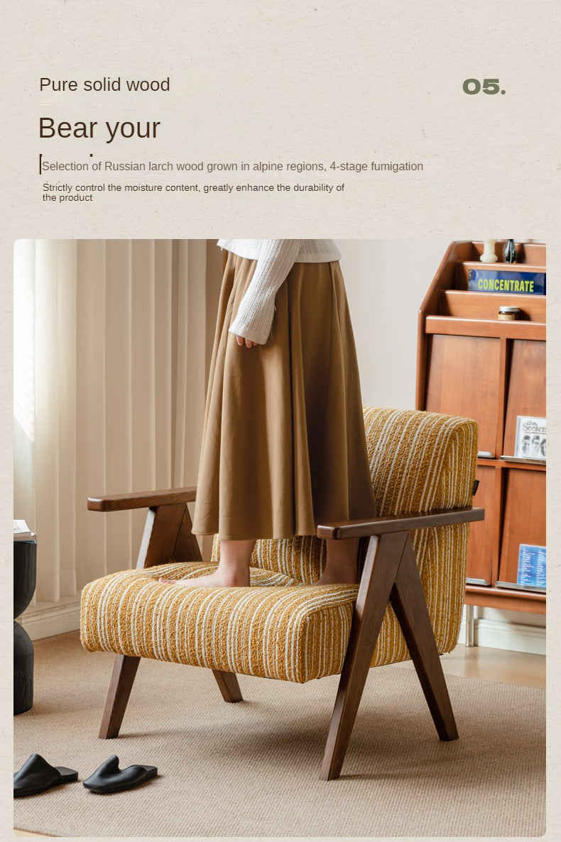 Fabric armChair American Retro