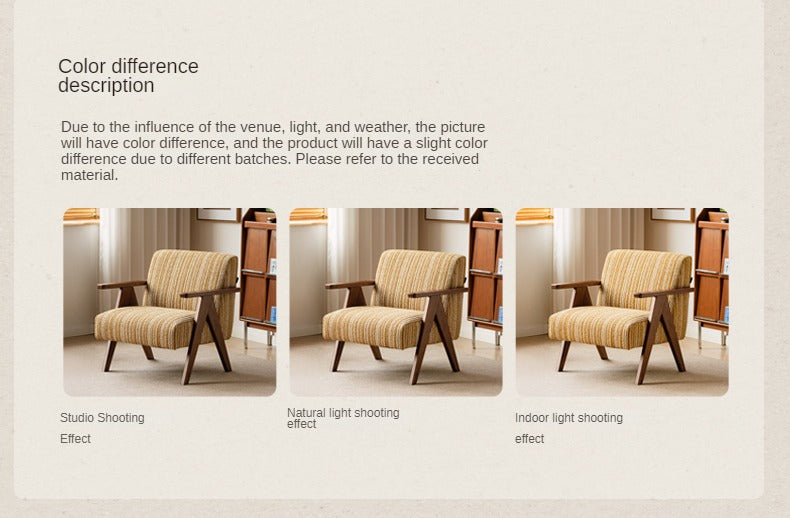 Fabric armChair American Retro