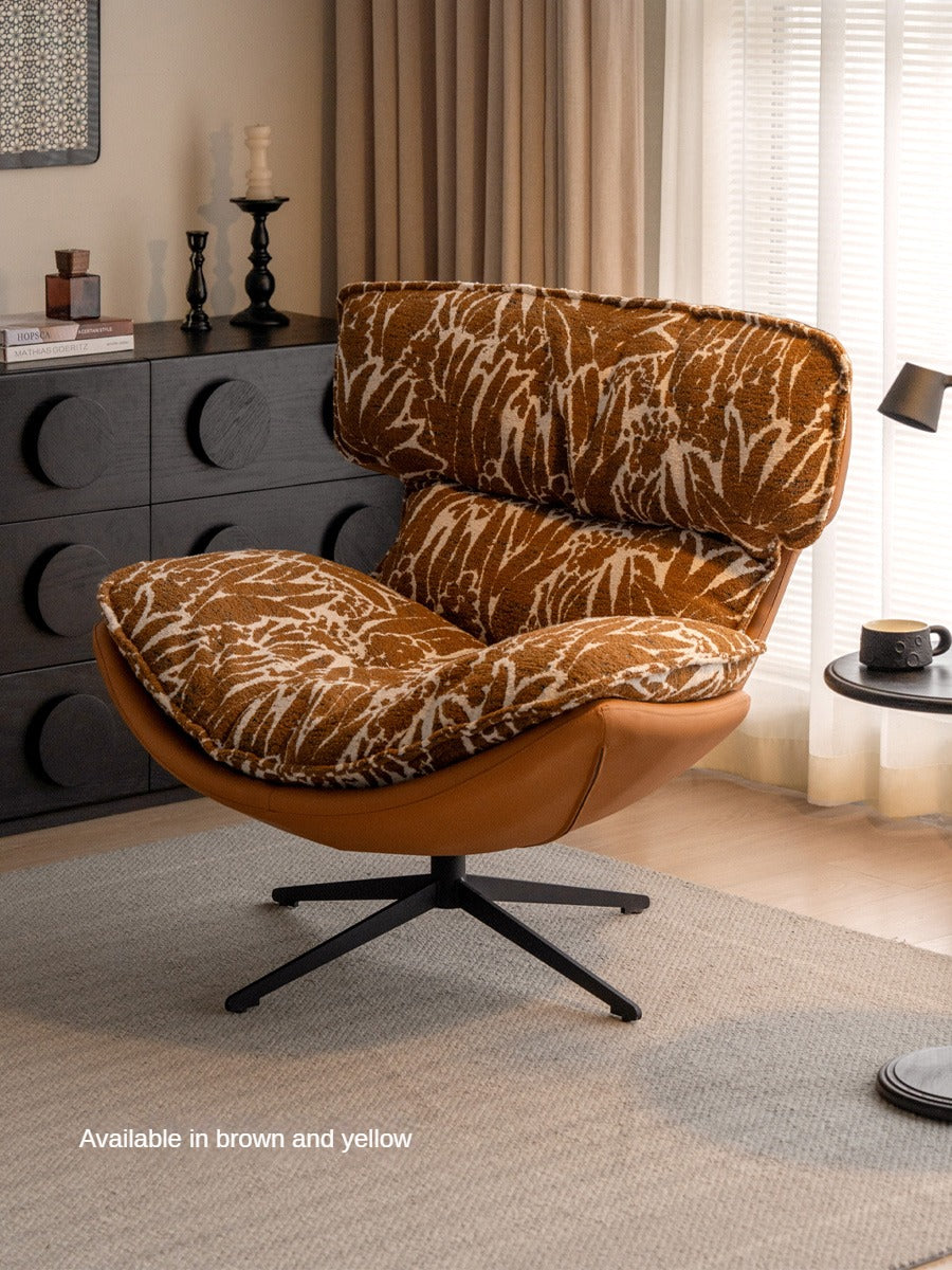 Retro Rotating Eggshell Chair