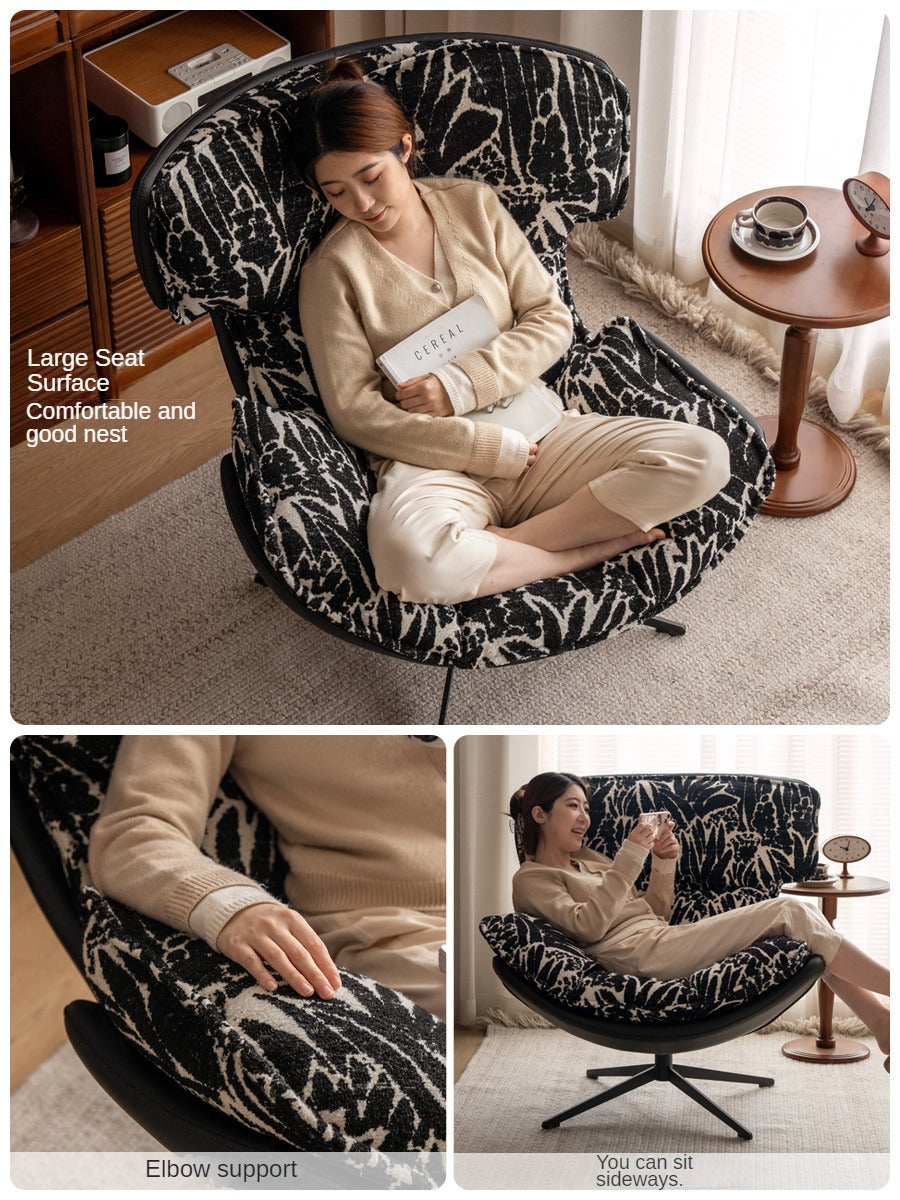 Retro Rotating Eggshell Chair