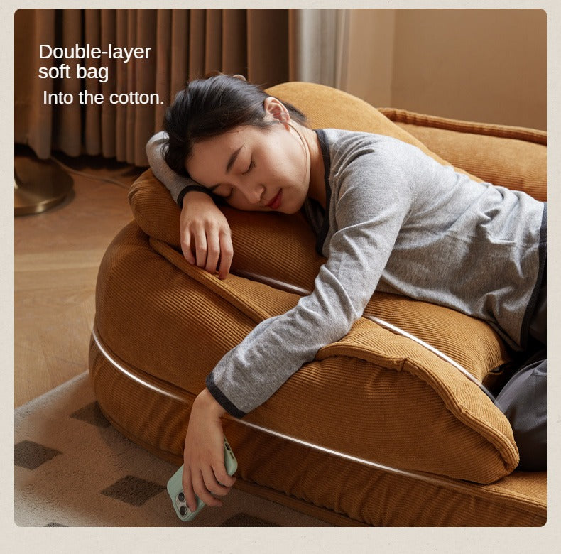 Fabric  lazy sofa Adjustable Floor – 6 Recline Positions