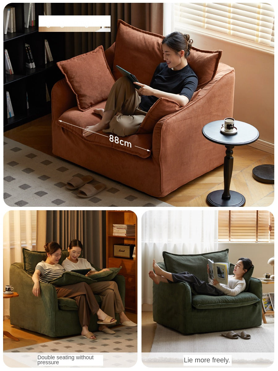 Fabric Sofa armChair corduroy