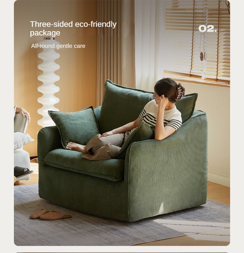 Fabric Sofa armChair corduroy