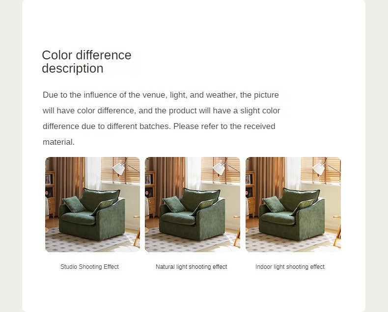 Fabric Sofa armChair corduroy