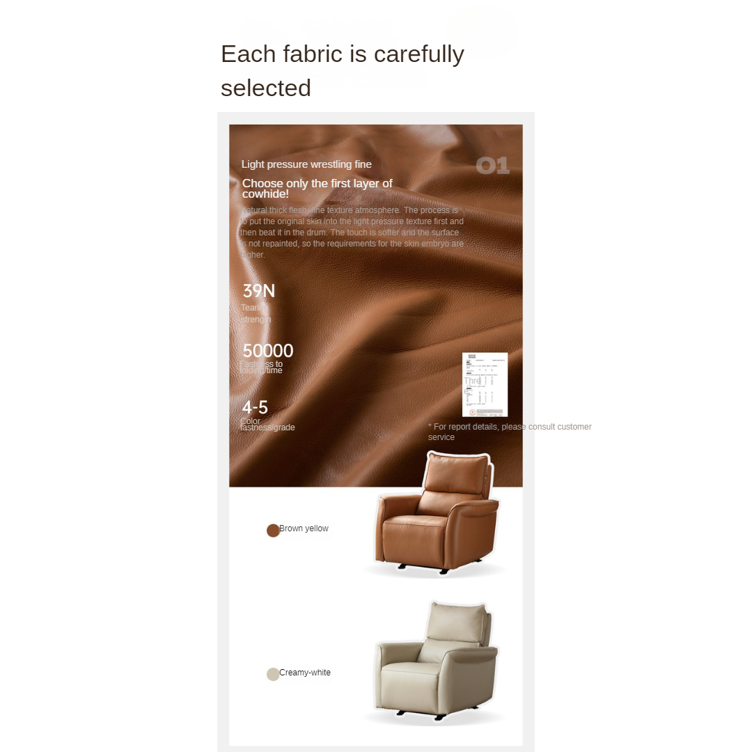 Leather armChair Modern multifunctional electric