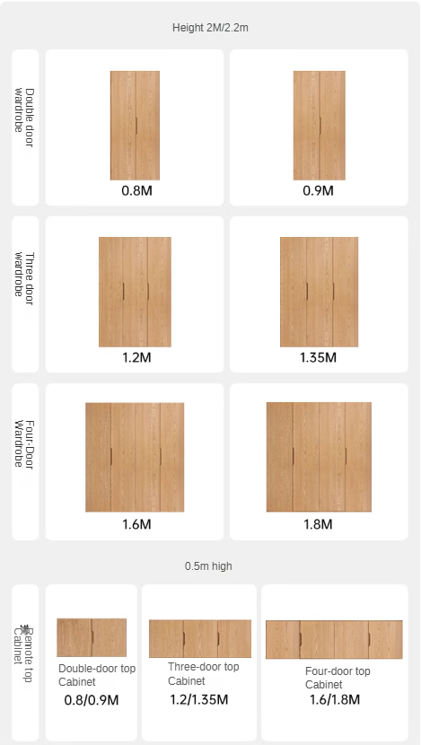 Oak solid wood Wardrobe ::