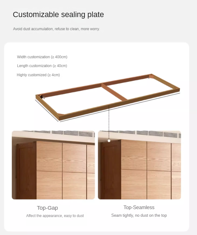 Oak solid wood wardrobe high doors :