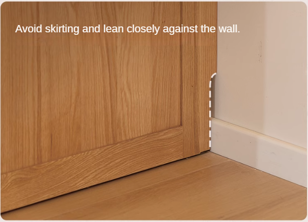 Oak Solid Wood Modern Wardrobe Free Combination