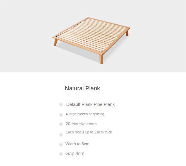 Oak Solid wood Bed