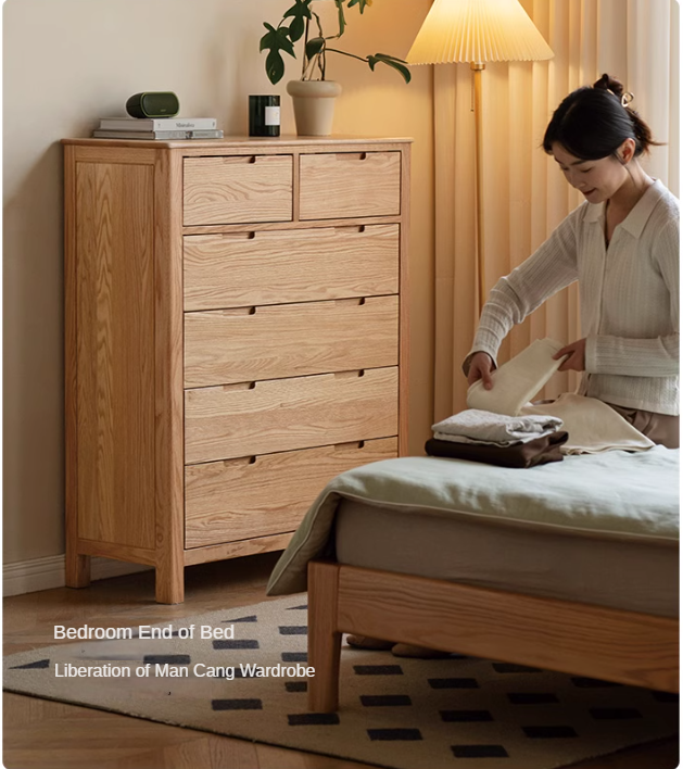 Oak Solid Wood Chest of Drawers