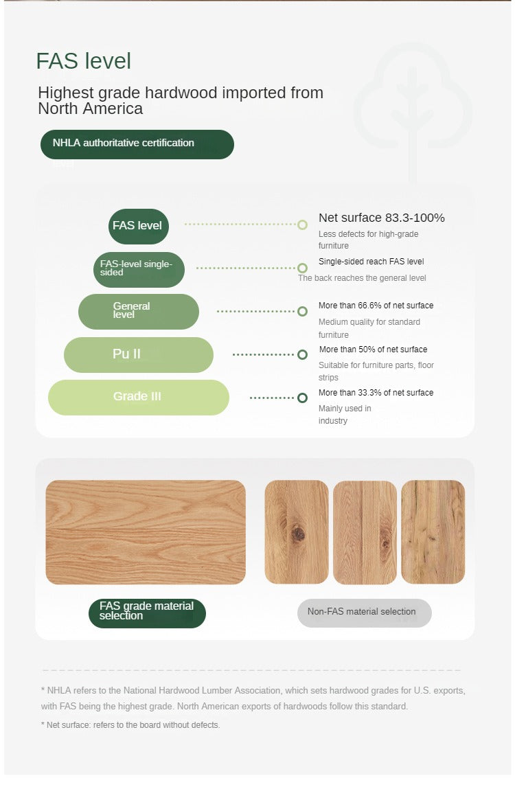 Oak Solid Wood Fabric Sofa