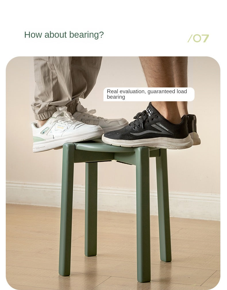 Sneakers on sale wooden stool