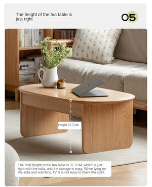 Wood Solid Wood Tea Table Modern Simple Household Rock Plate Tea Table ...
