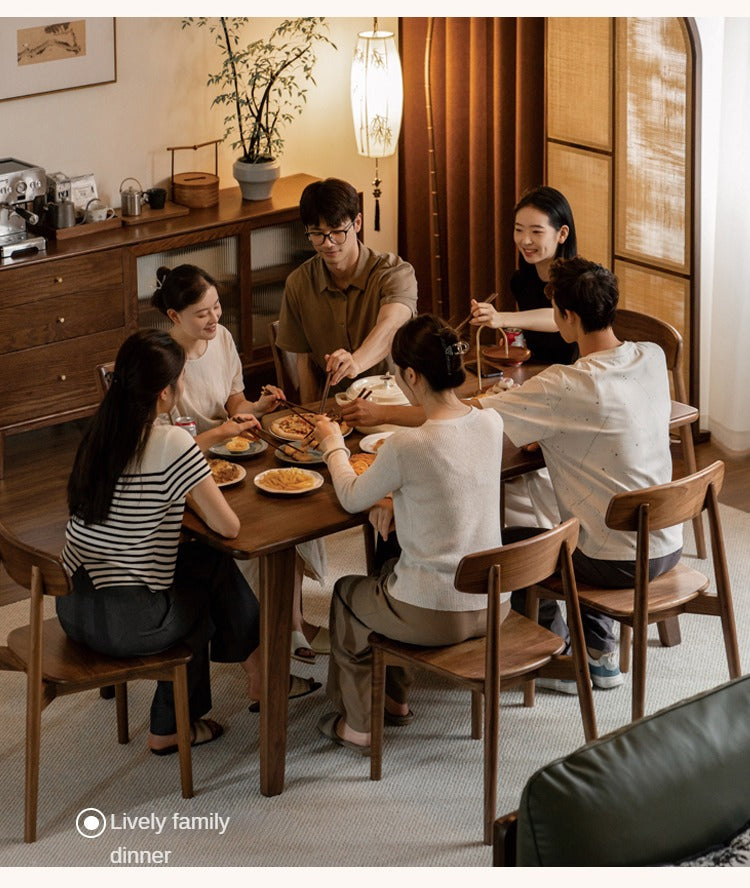 Black Walnut, Ash Large Dining Long Table