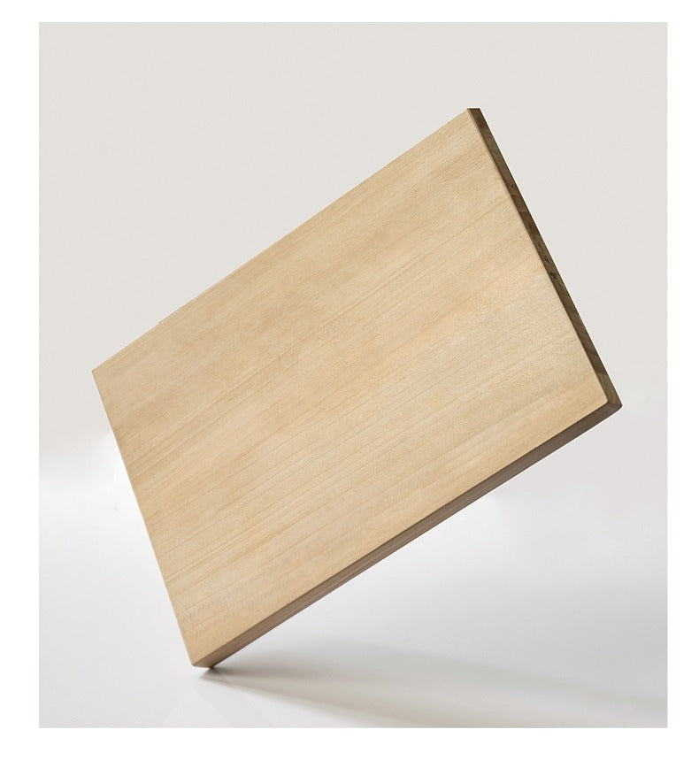 Poplar Solid Wood Rock Plate coffee Table "