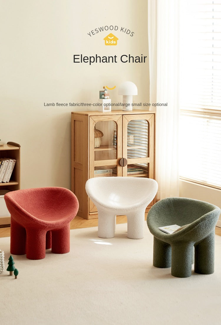 Kid's Creative Elephant Lazy Single Chair