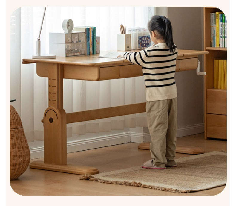 Beech Solid Wood Children's Study Table