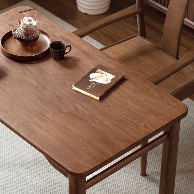 Black walnut, Ash solid wood style tea table